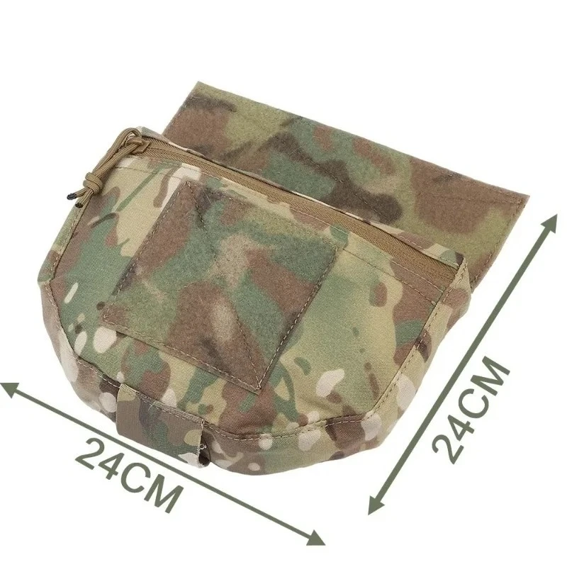 Detalle de la bolsa auxiliar para chaleco táctico