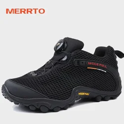 MERRTO Zapatos de senderismo transpirables para hombre - outdoor