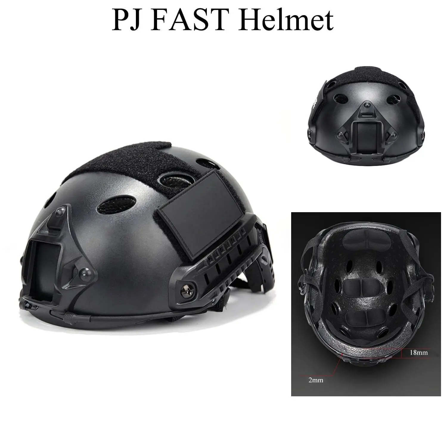 Casco táctico Airsoft con protección facial completa y auriculares - imagen 3