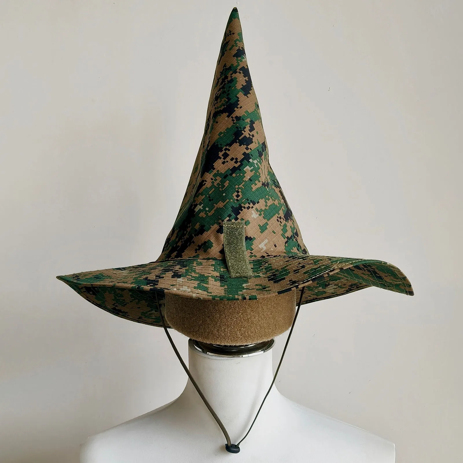 Sombrero táctico de camuflaje con ala ancha para cosplay - imagen 3