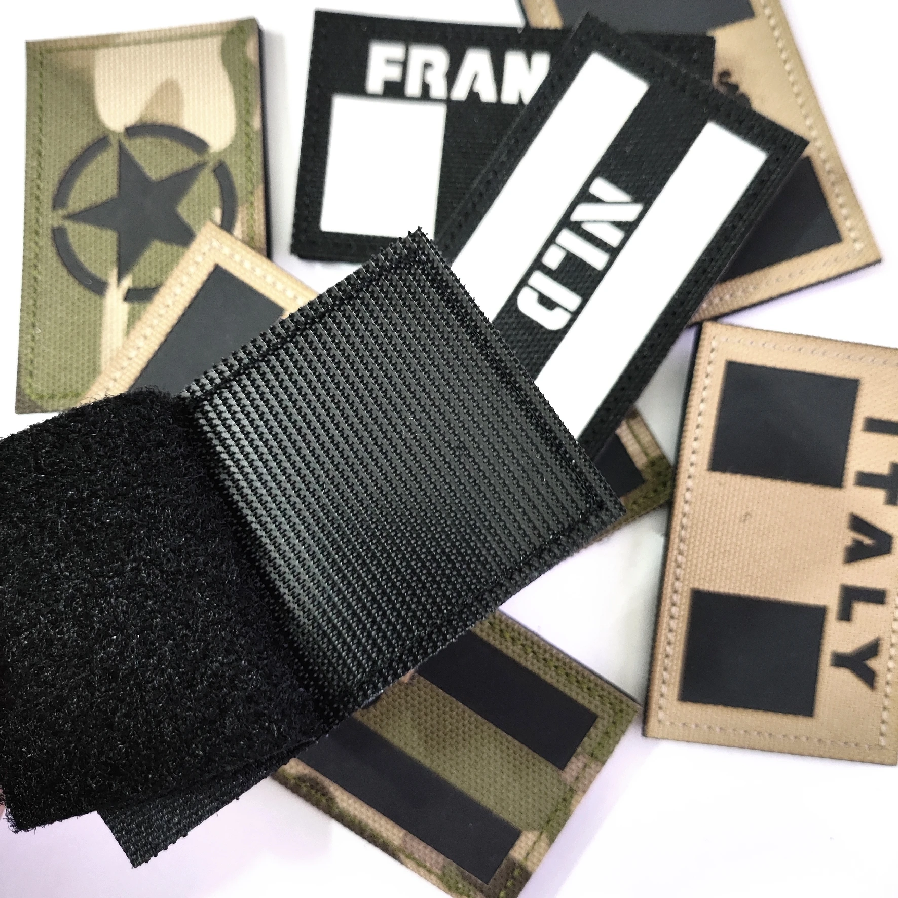 Parche reflectante IR táctico de nylon para mochila y gorra - imagen 4