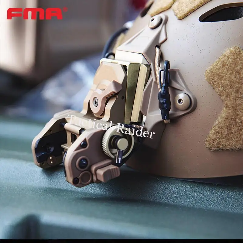 Casco táctico FMA GSGM ANVIS NVG compatible con soporte y base - imagen 3