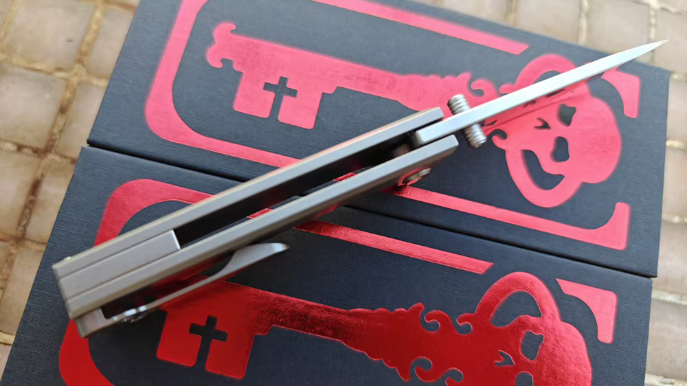 Cuchillo plegable Chaves RCK9 M390 con rodamientos cerámicos - imagen 3