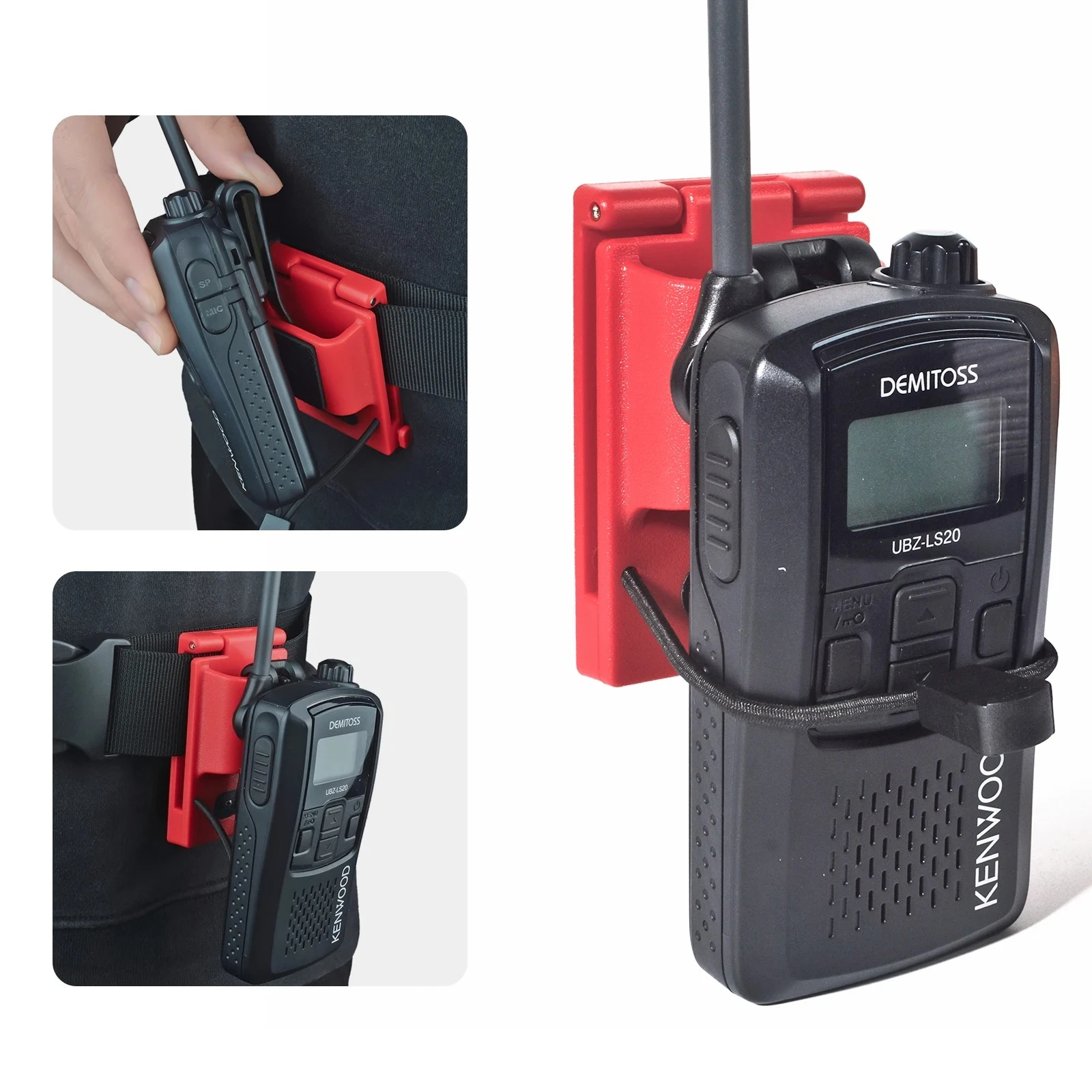Funda para radio con clip de liberación rápida y cordón ajustable - imagen 2