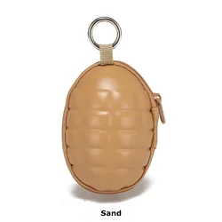 Cartera para llaves táctica granada con cremallera y llavero