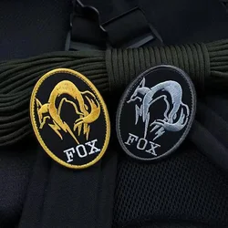 FOX Metal Gear Foxhound – Parche bordado táctico para equipo militar