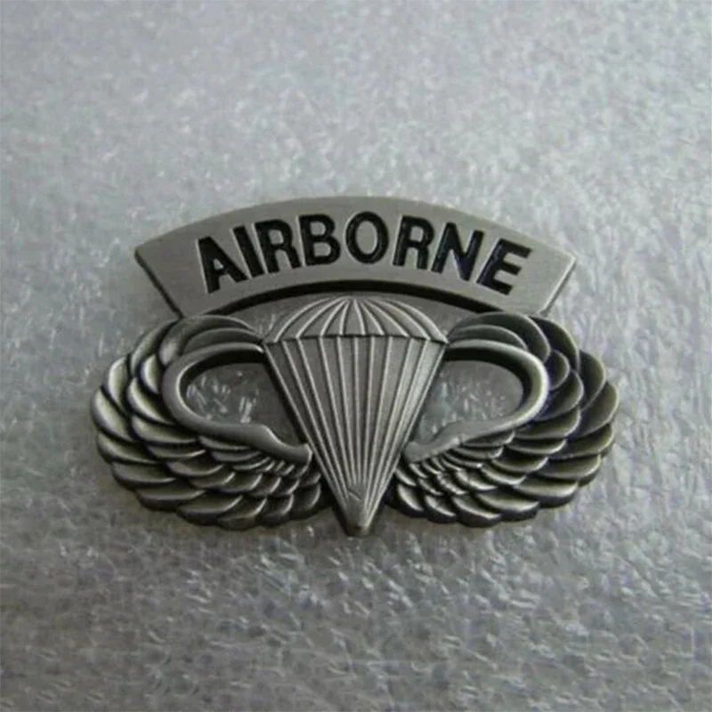 Pin militar aerotransportado EE. UU. alas de paracaidista - imagen 3