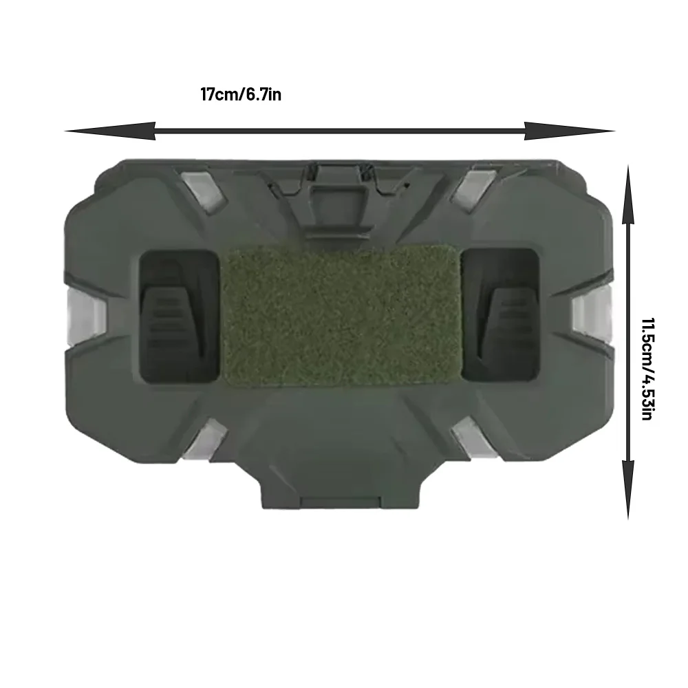 Panel táctico MOLLE plegable acceso rápido para teléfono y mapas