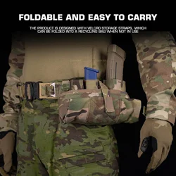 Bolsa táctica enrollable para cargadores Airsoft con correas