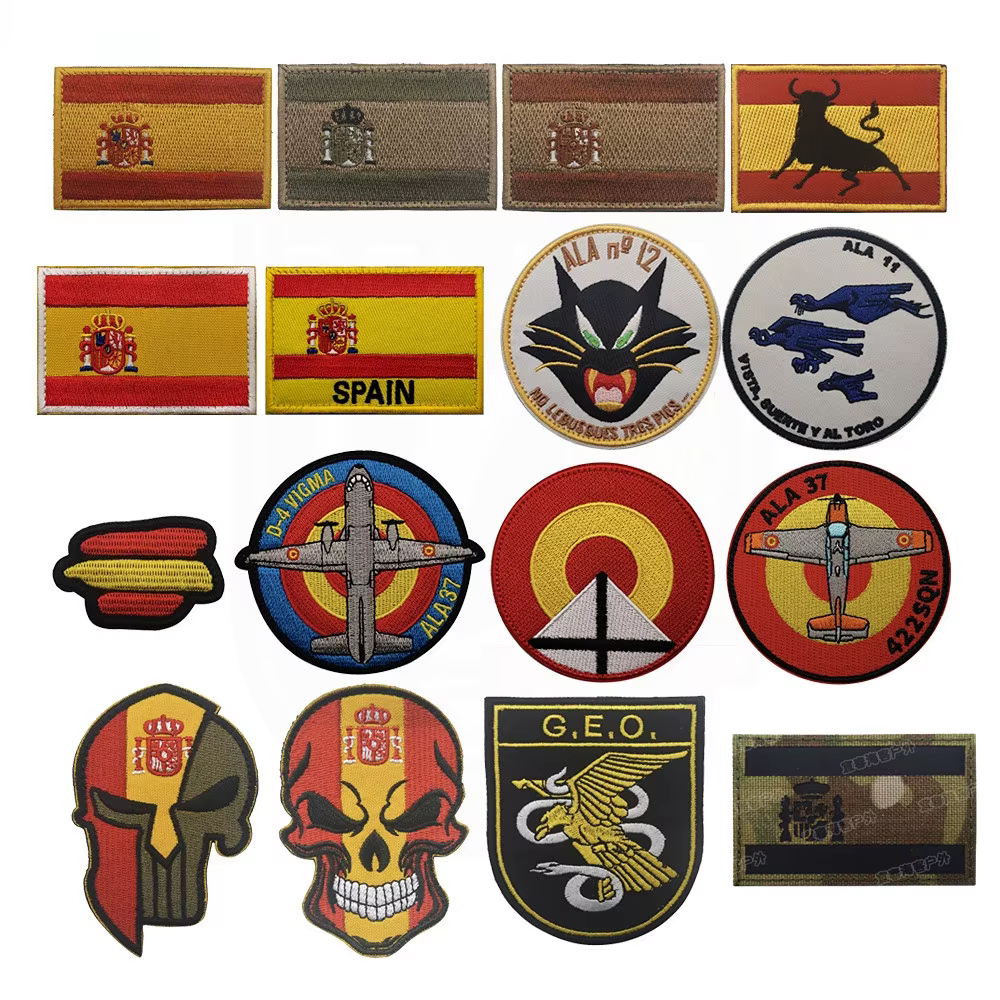 Parche táctico termoadhesivo bordado para brazalete militar - imagen 2