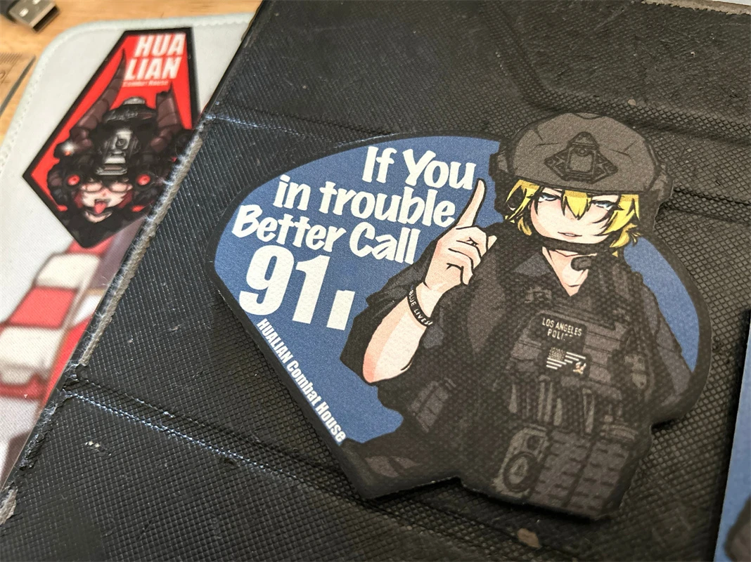 Brazalete táctico Girls' Frontline Los Angeles de cuero PU - imagen 2