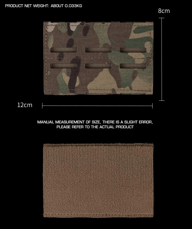 Panel verde configuración Molle