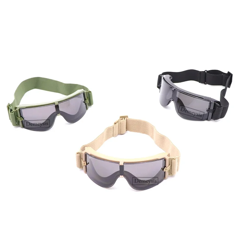 Gafas tácticas 3 lentes intercambiables - Protección balística Airsoft - imagen 4