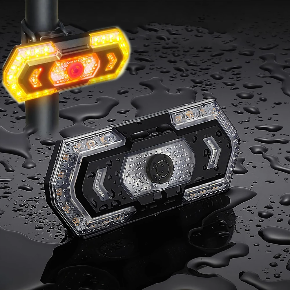 Luz LED para casco impermeable recargable USB con aviso de seguridad - imagen 2