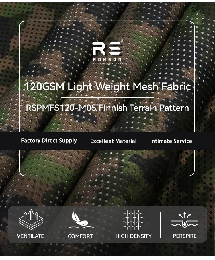 Patrón camuflado con acabado uniforme