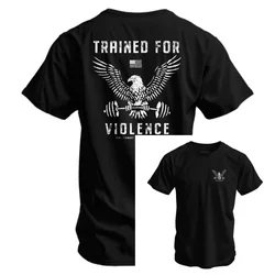 Camiseta táctica militar Iron Combat algodón para hombre