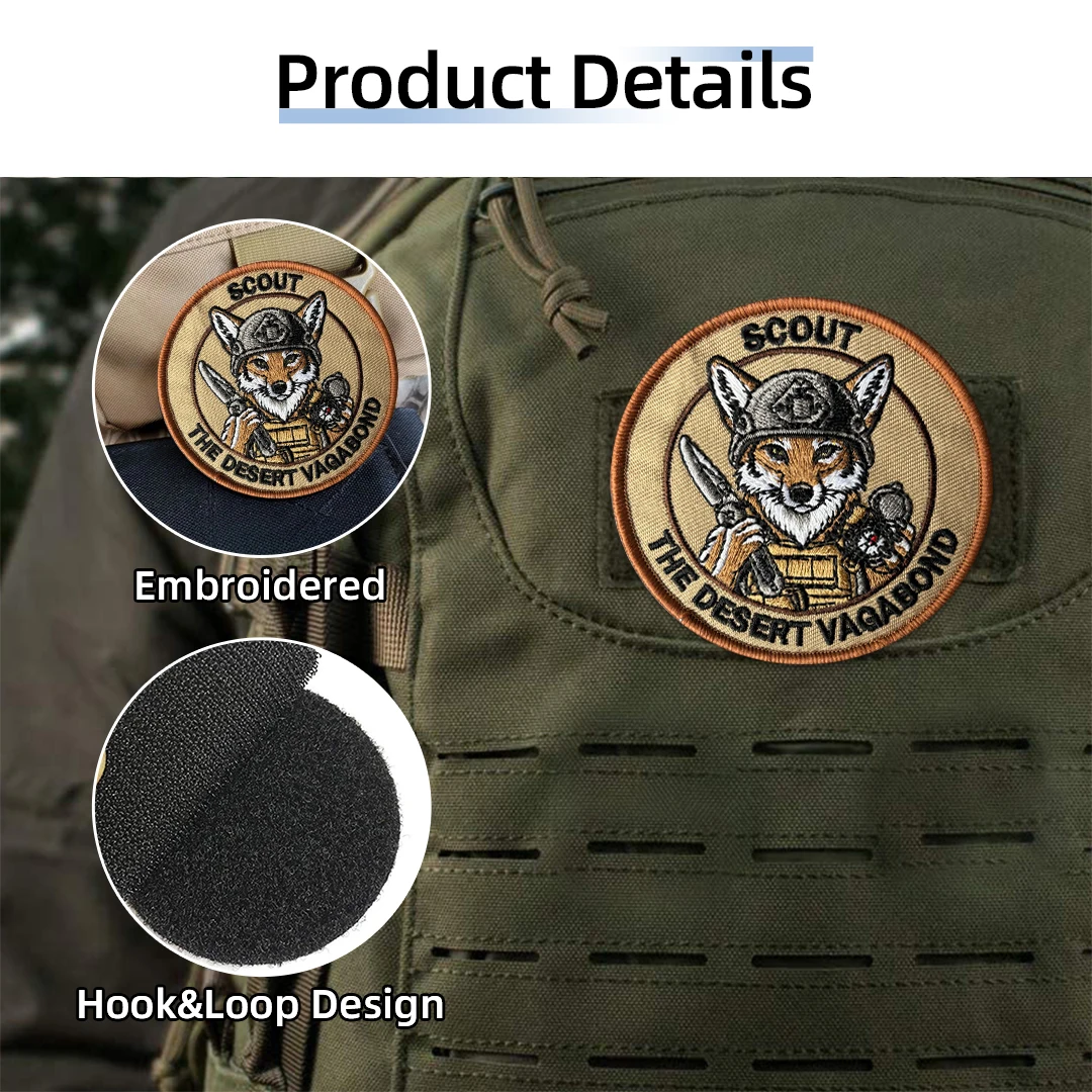 Aplique animal táctico para personalización