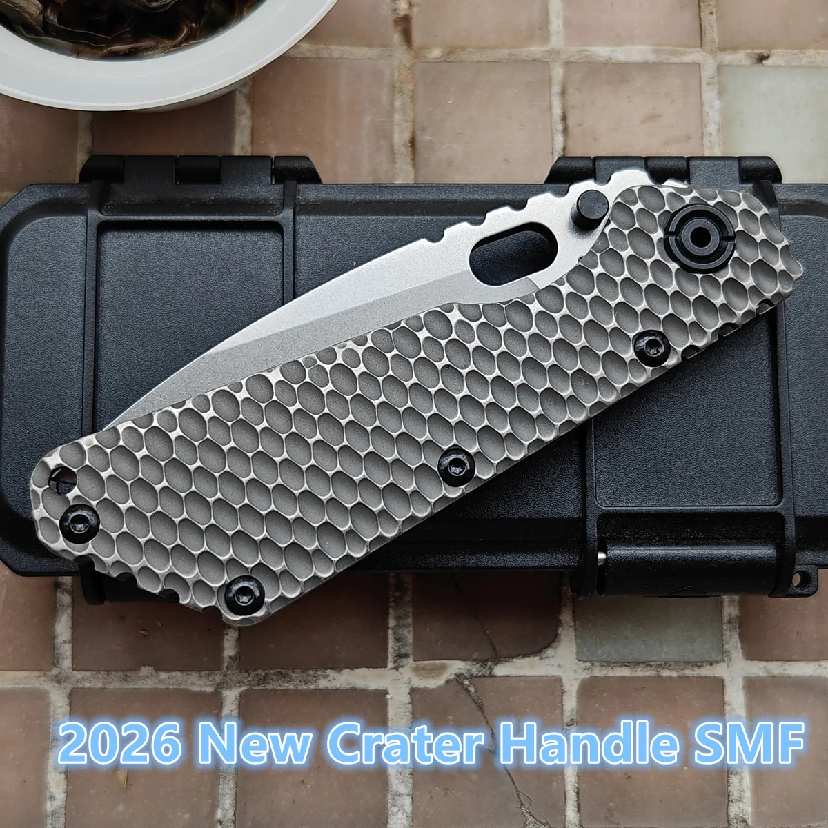 Cuchillo Táctico Strider SMF con Mango de Titanio, Hoja AUS10 – EDC - imagen 5