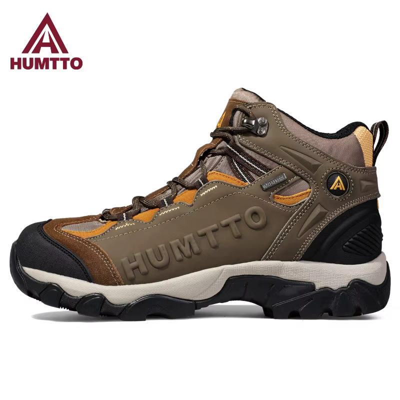 HUMTTO Botas tácticas impermeables de cuero outdoor y caza - imagen 4