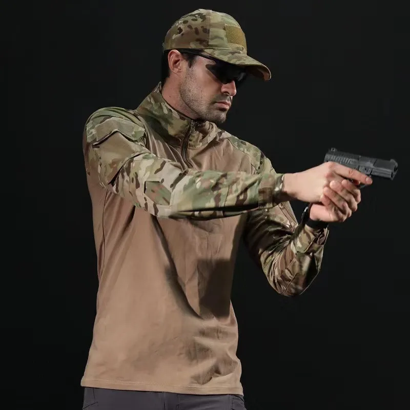Camiseta táctica en uso outdoor