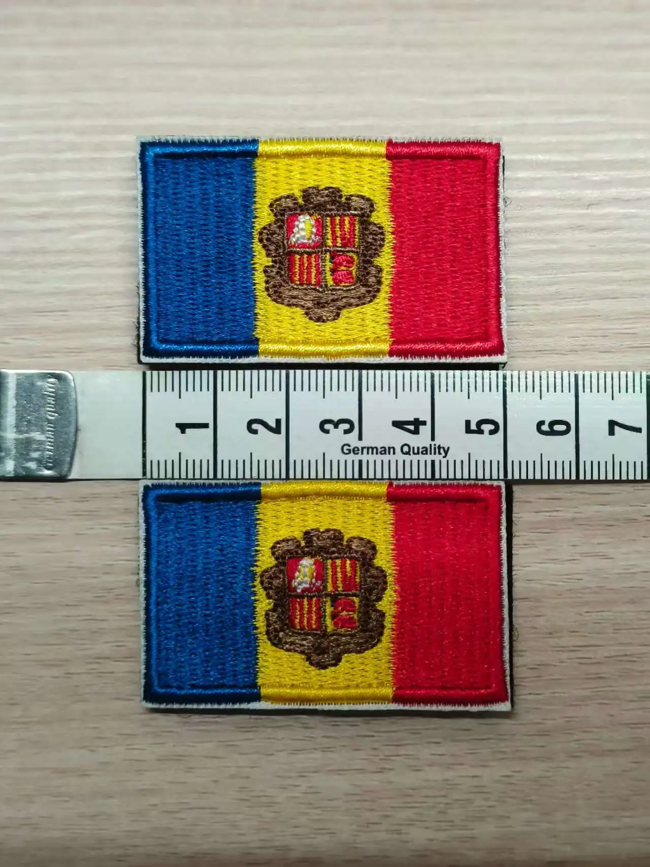 Parche bordado gancho y bucle bandera Escocia rayas para gorra - imagen 2