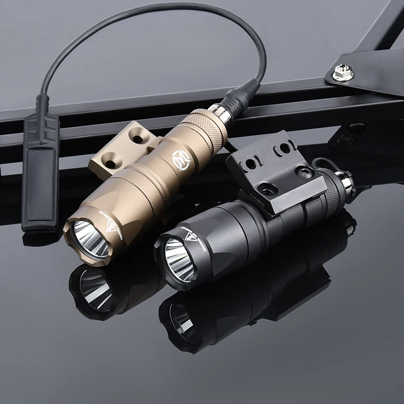 WADSN Linterna táctica M300 con montaje M-LOK/KeyMod y Picatinny
