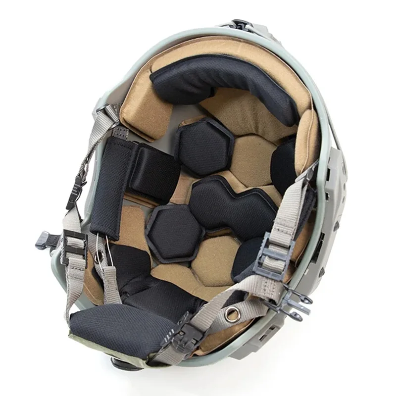 Casco táctico acolchado viscoelástico doble capa transpirable desmontable - imagen 2