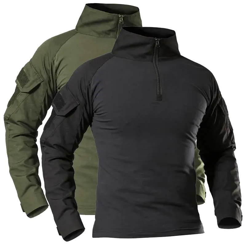 Camisa Táctica Combate Manga Larga – Camuflada para Outdoor - imagen 4