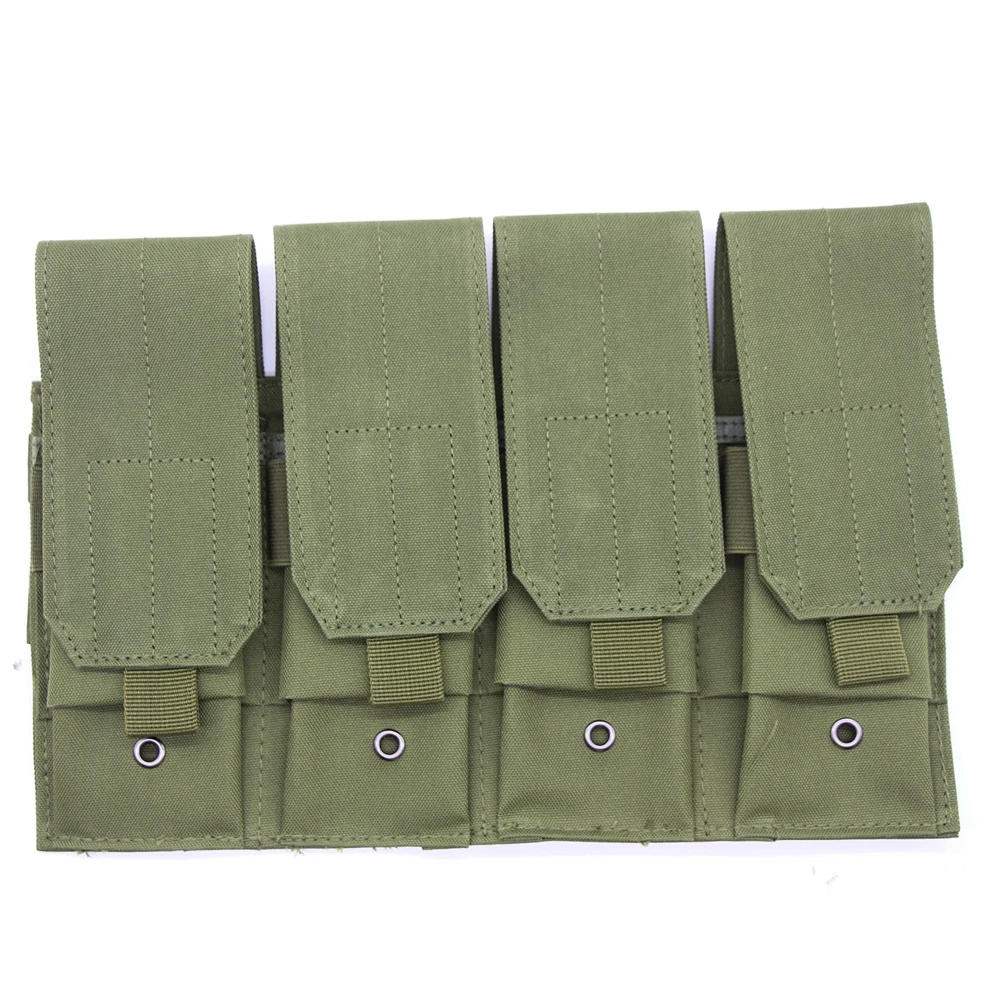 Bolsa táctica MOLLE para cargadores de rifle M4 AR15, chaleco