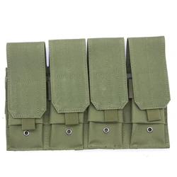 Bolsa táctica MOLLE para cargadores de rifle M4 AR15, chaleco