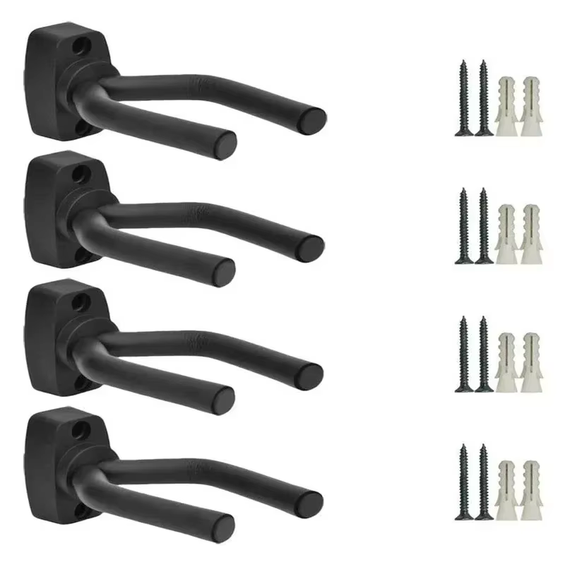 Soporte de pared con gancho para guitarra y otros instrumentos