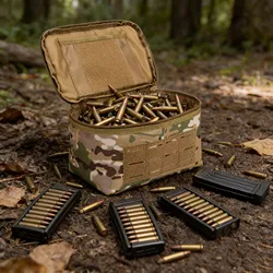 Bolsa táctica de munición EDC para rifle y pistola, exterior