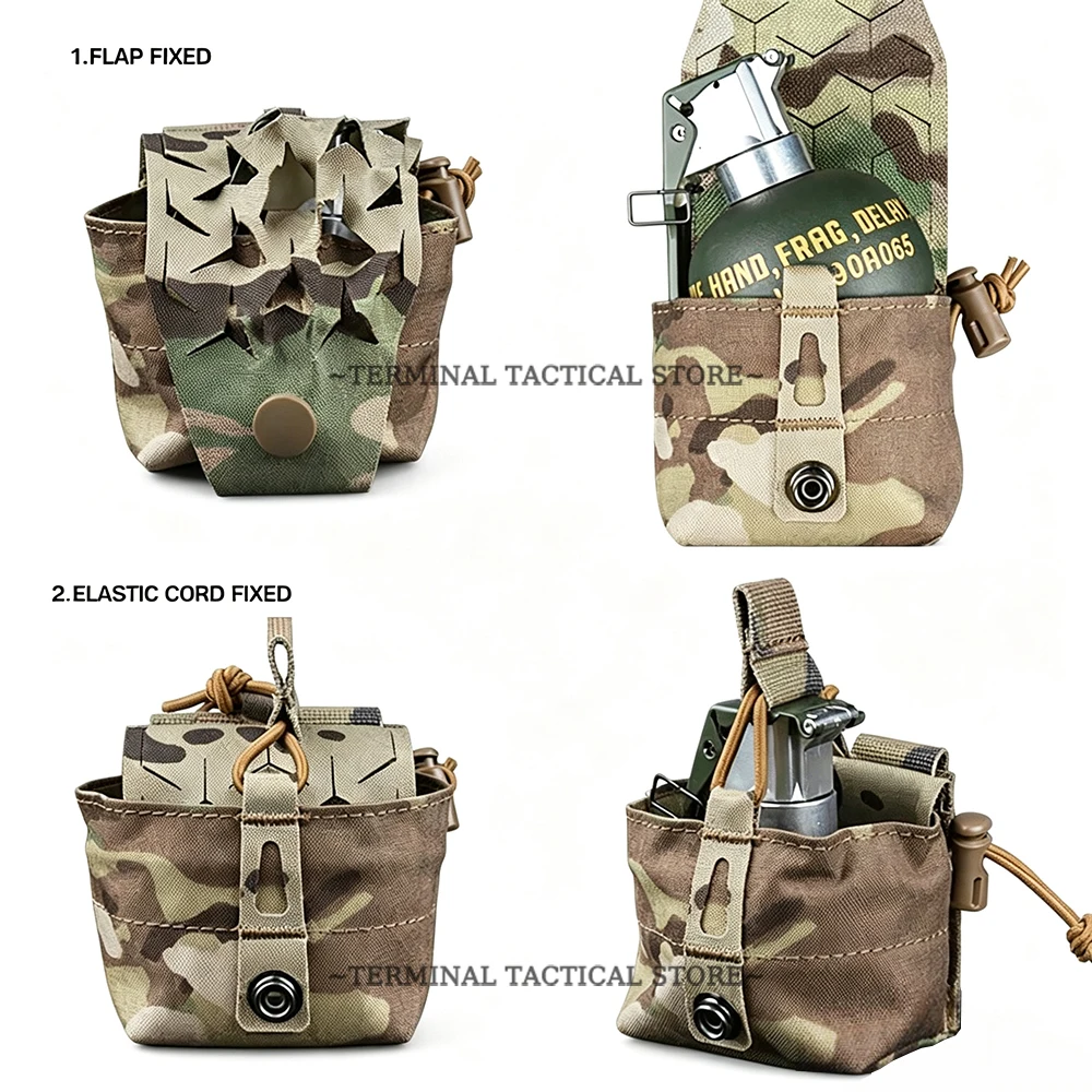 SPUD, bolsa portagranadas táctica MOLLE para M67 - imagen 3