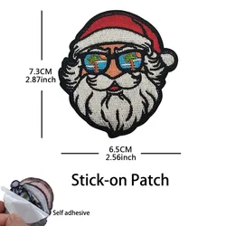 Parche bordado táctico Muy Nice Papá Noel para ropa y mochila