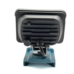 Lámpara de trabajo LED plegable Makita 18V con protección bajo voltaje