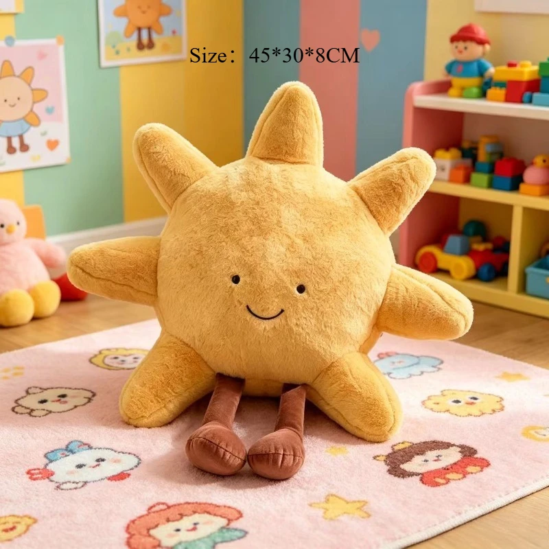Almohada muñeco sol y luna con tacto suave