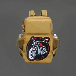 Parche bordado motociclista táctico gancho y bucle para mochila