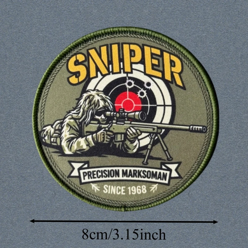 Parches tácticos SNIPER Chevron para chalecos, gorras y mochilas - imagen 5