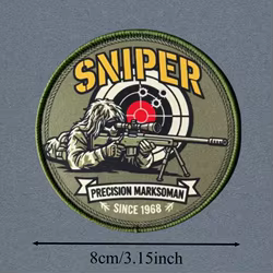 Parche táctico SNIPER Chevron – Para chalecos, gorras y mochilas
