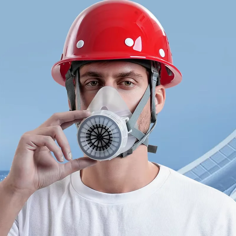 Máscara de gas media cara – Respirador táctico antipolvo y protección química