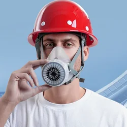Máscara de gas media cara – Respirador táctico antipolvo y protección química