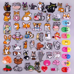 Parche bordado Corgi infantil – Aplique DIY adhesivo para ropa