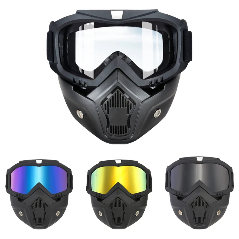 Gafas protectoras de cara completa vista frontal