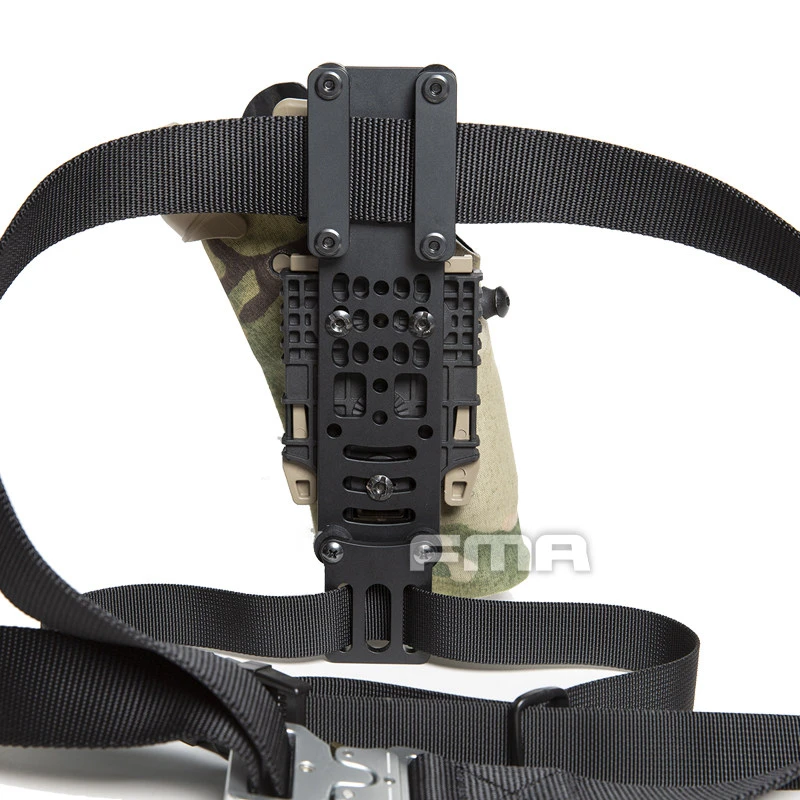 Adaptador FMA de funda metálica para pierna táctica IPSC/IDPA - imagen 3