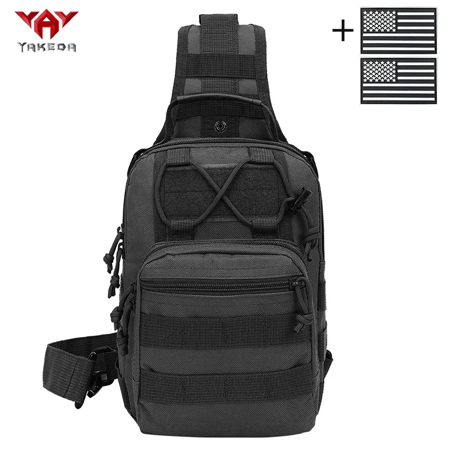 Bolsa táctica bandolera YAKED multiusos para pecho aire libre urbano - imagen 5