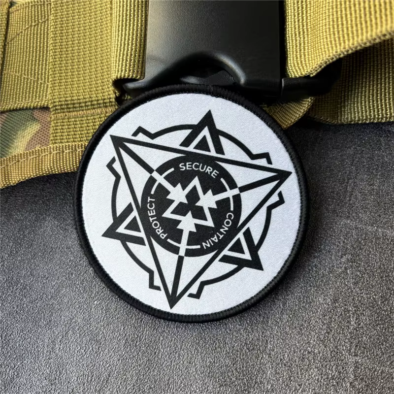 Parche con velcro para personalización táctica