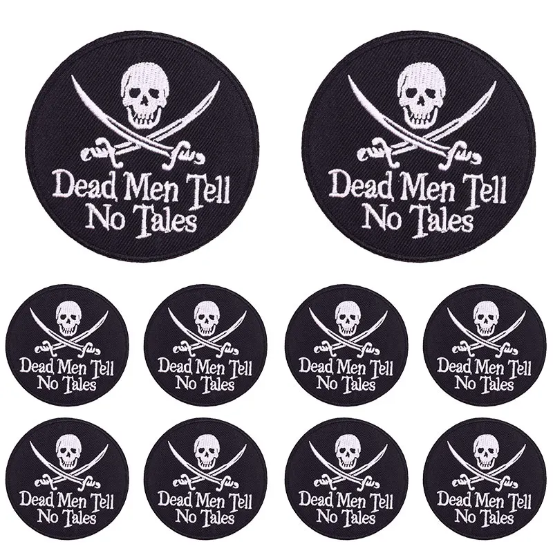 Parche bordado Punk calavera terror para coser o planchar - imagen 4