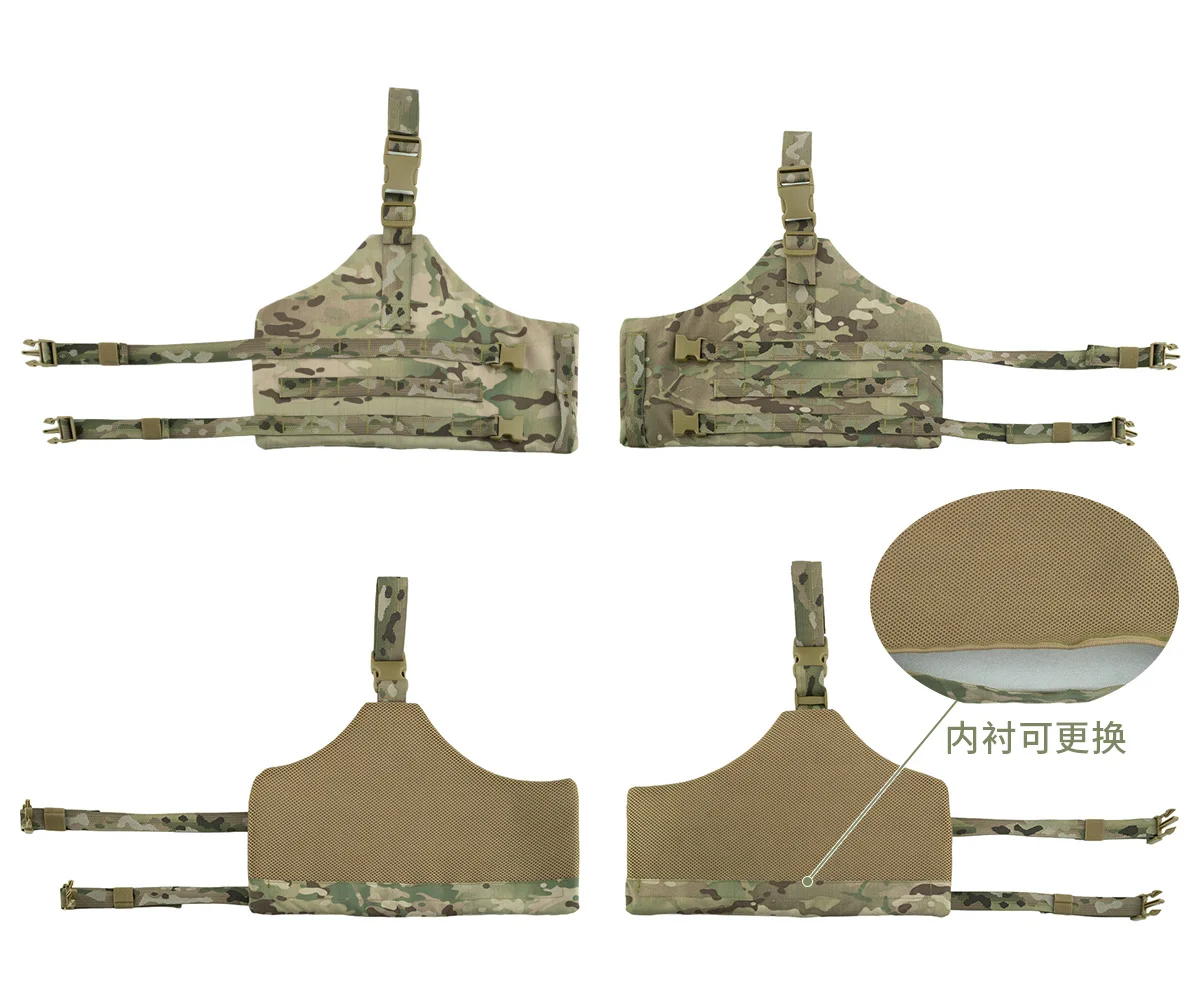 Soporte Molle para Piernas con Placa de Montaje Táctica