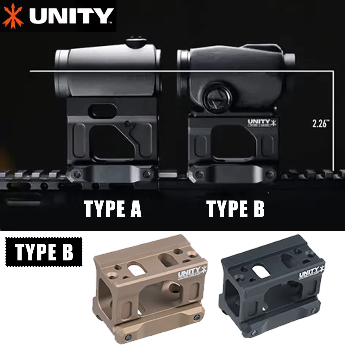 Unity FAST FTC montaje magnificador para EOTech 558