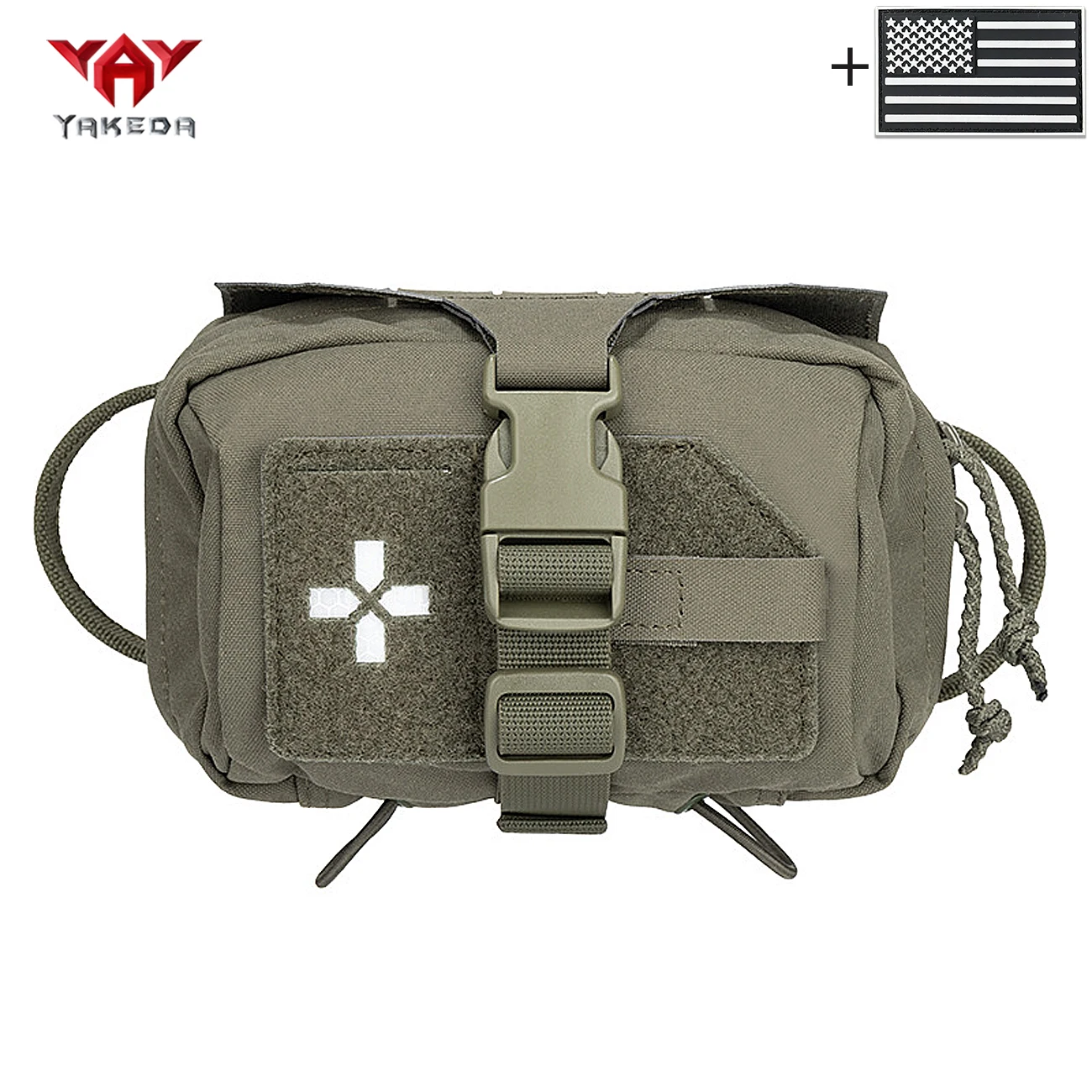 YAKEDA Cierre de liberación rápida para bolsas MOLLE resistentes - imagen 2